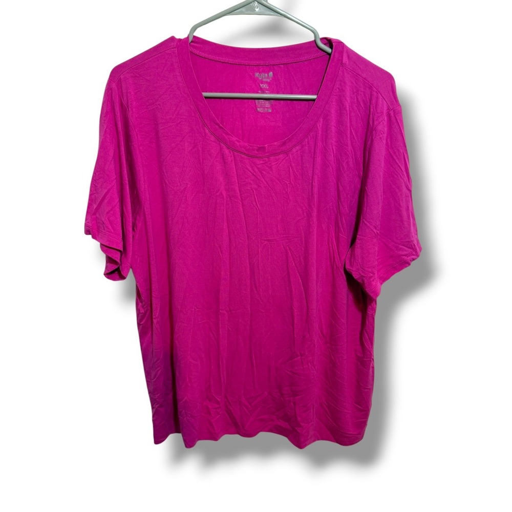 Kyte Baby T-Shirt Womens XXL Magenta Pink Bamboo Rayon Scoop Neck Tee 20-22